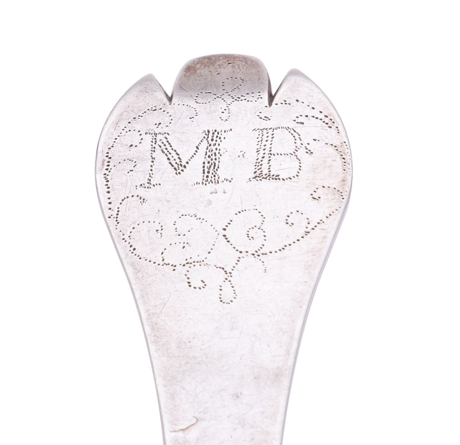 A William and Mary silver Trefid spoon by William Scarlett, London 1691, plain rat-tail, - Image 4 of 4