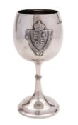 A Victorian silver Civil Service Athletic Sports Presentation cup, maker's mark HF, Sheffield 1893,