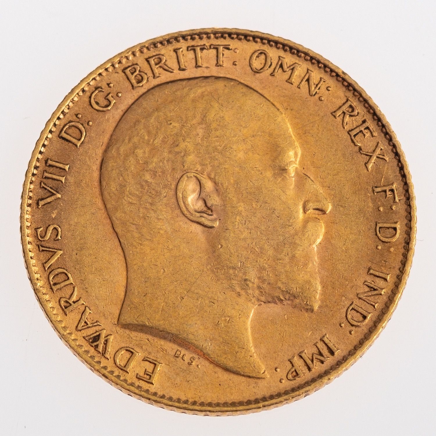 A gold sovereign, an Edward VII half sovereign, 1910, 4.0grams. - Image 2 of 2