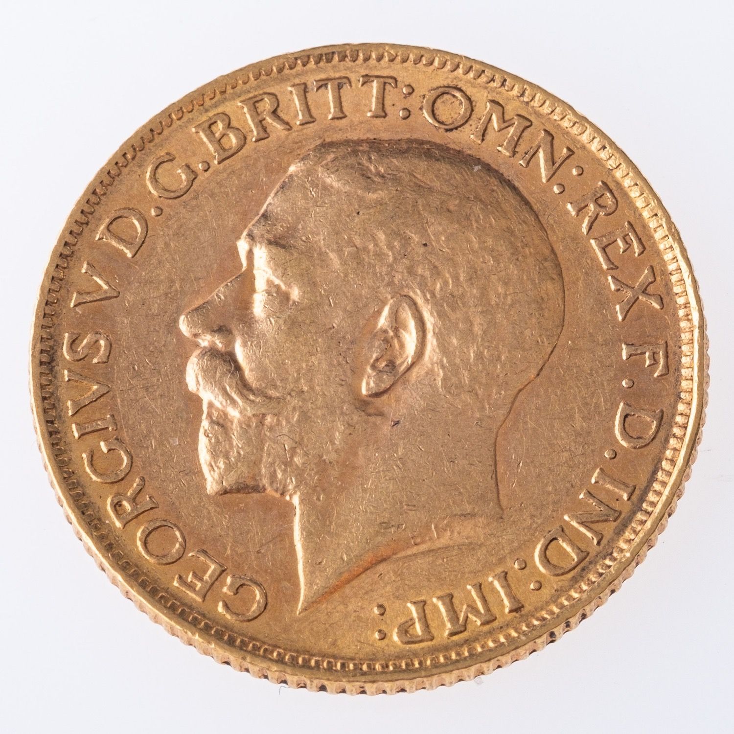 A full sovereign, a George V 1913 full sovereign, 8.0grams. - Image 2 of 2