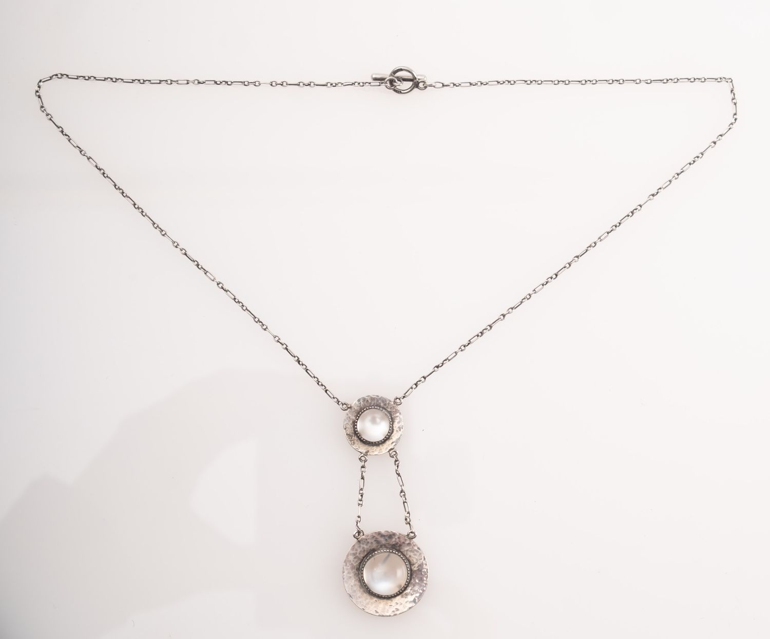 Murrle Bennett, an Arts & Crafts moonstone necklace, - Image 2 of 2