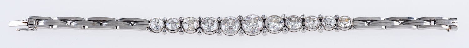 An Art Deco diamond bracelet, - Image 6 of 8