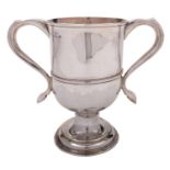 A George III English provincial silver two handle cup by John Langlands I & John Robertson I,