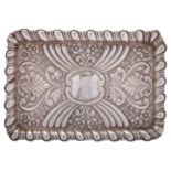 A silver dressing table tray by Colen Hewer Cheshire, Chester date letter obscure,