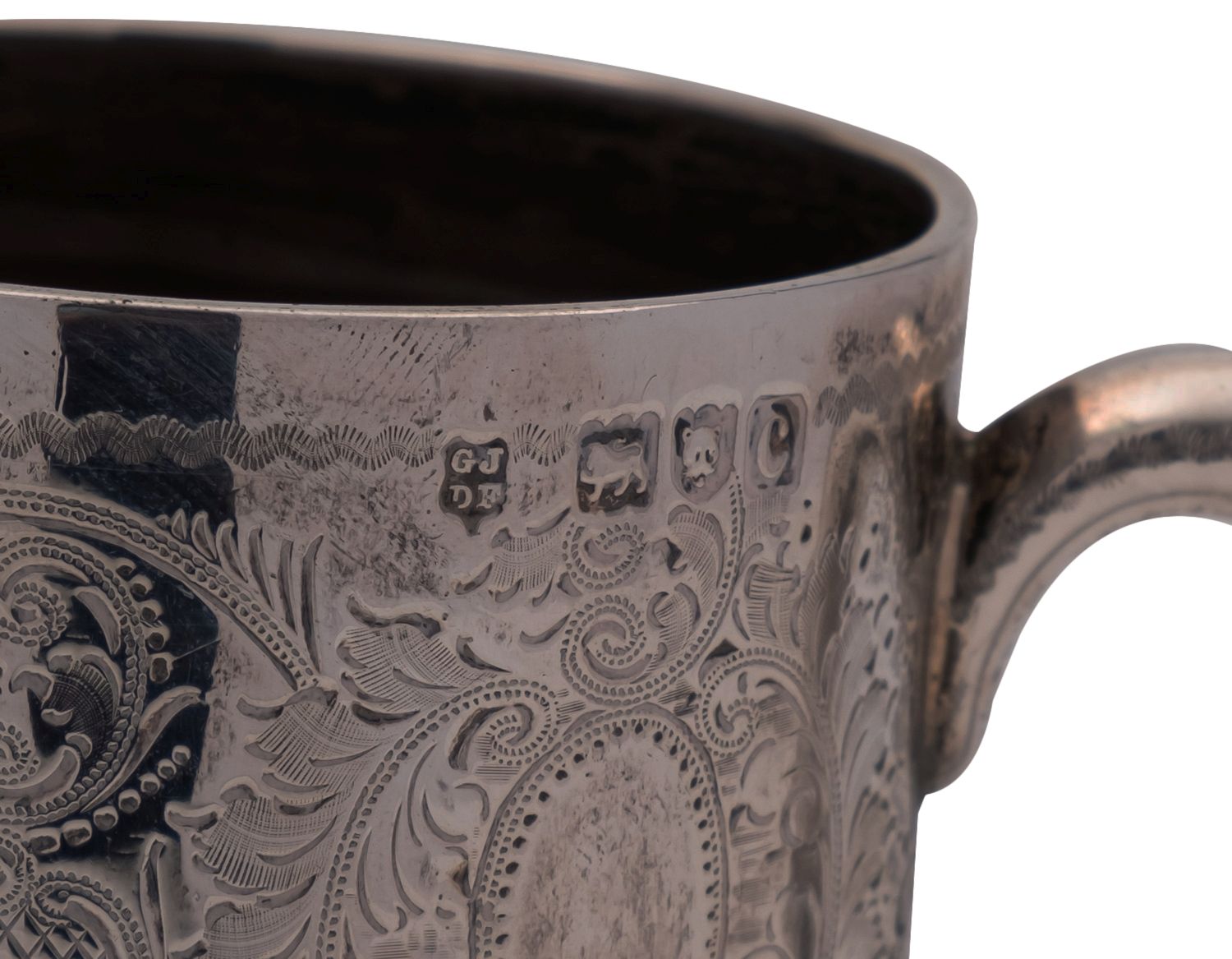 A late Victorian silver christening mug by Josiah Williams & Co. - Image 2 of 2