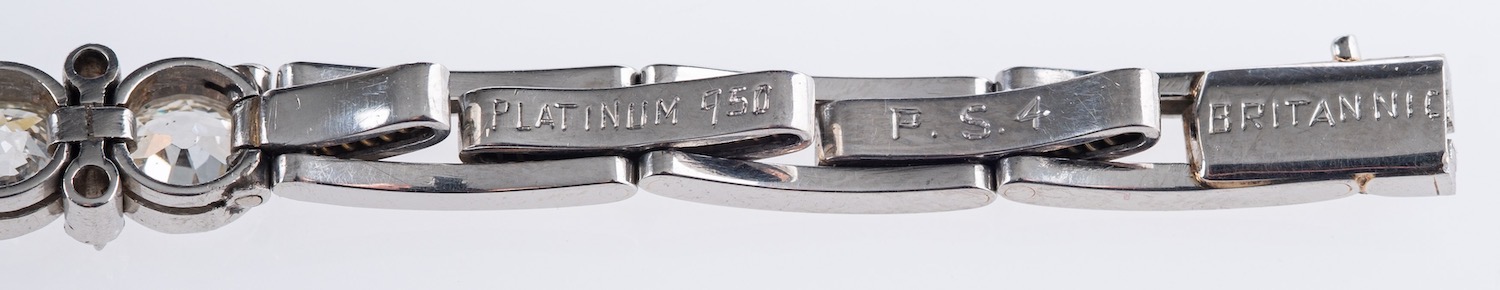 An Art Deco diamond bracelet, - Image 8 of 8