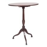 A Regency mahogany oval occasional table