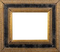 A gilt and ebonised picture frame, 41 x