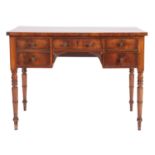 A George IV mahogany dressing or writing