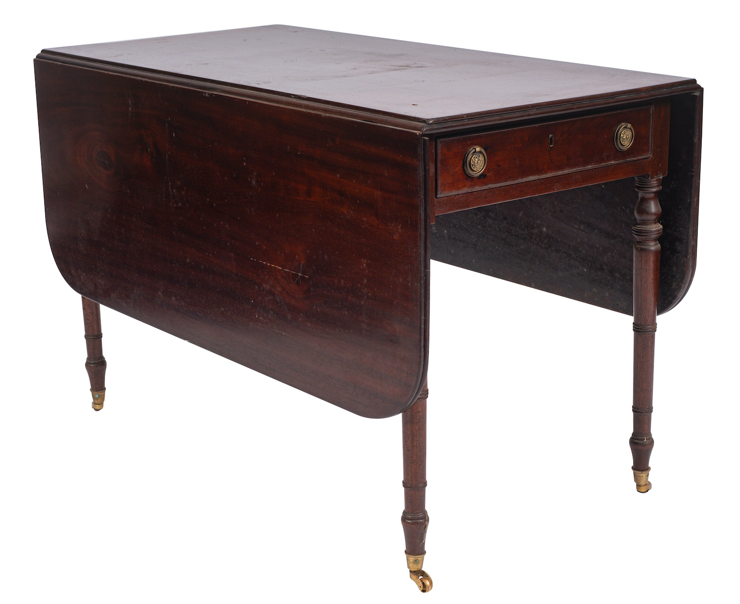 A Regency mahogany Pembroke dining table
