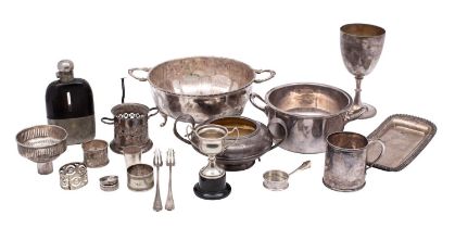 A quantity of silver plate comprising of