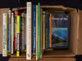 Two Boxes of Books, including GB railway related volumes,