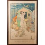 A collection of eighteen prints and posters relating to nursery and childhood- the largest 62 x