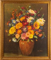 A collection of seven colour prints after paintings of still lifes of flowers and fruits - the