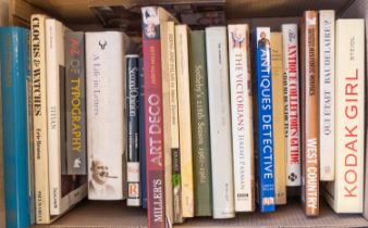 A quantity of books on antiques and related subjects.