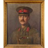 British School, 20th Century - Three portraits. A portrait of Lt. Col. J.G.