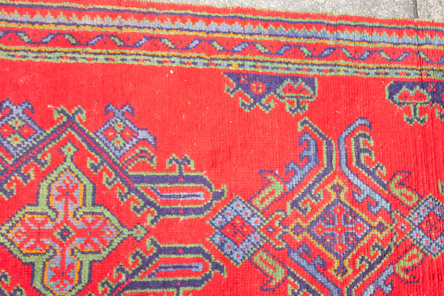 A Turkey runner of traditional design and colours with five geometric medallions, 342cm x 90cm, - Image 12 of 14