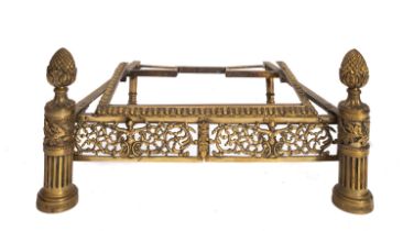 The stand for a 19th Century fire grate,