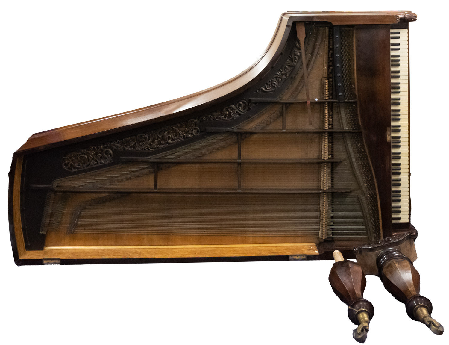 SCHIEDMYER & SOEHNE, a rosewood cased straight strung iron-frame grand piano, late 19th Century,