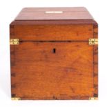 A mahogany box,
