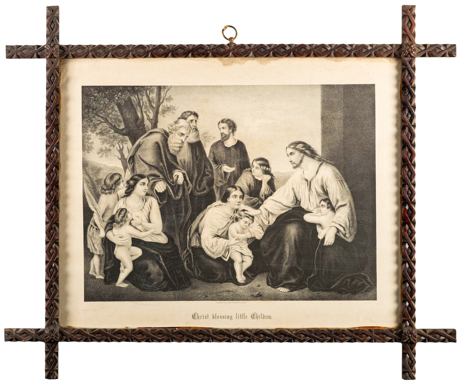 A collection of prints and a photograph of religious interest - the largest 51 x 66cm (8)