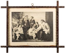 A collection of prints and a photograph of religious interest - the largest 51 x 66cm (8)