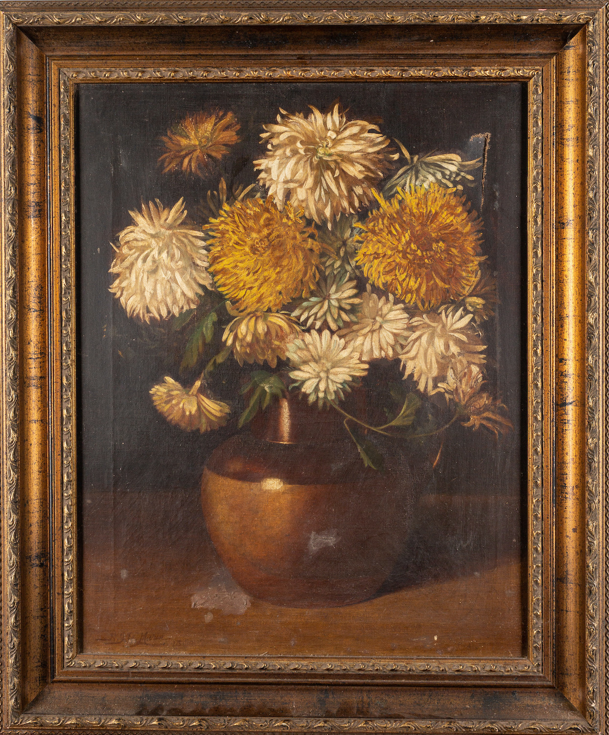 Five flower studies, one by G. Bordewich (20th Century) - Summer bouquet - Oil on board - 60 x 48. - Image 2 of 5