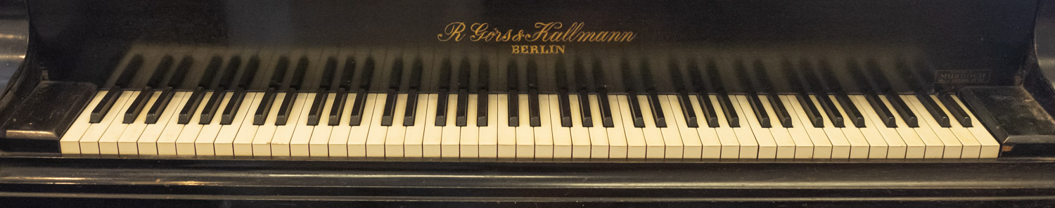Gors & Kallmann, Berlin, An ebonised cased overstrung iron frame baby grand piano , no. - Image 2 of 2