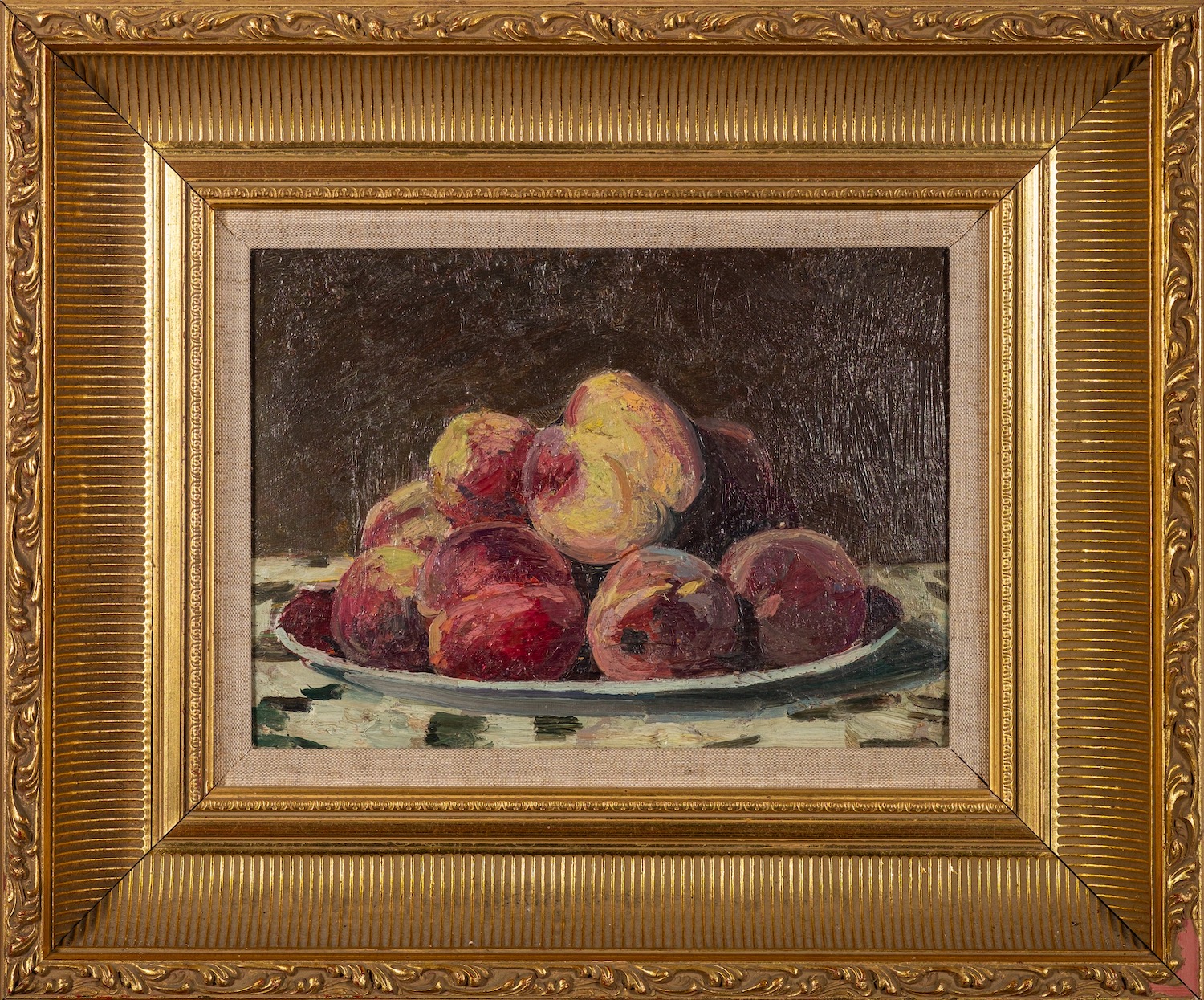 Two still life paintings , one by Inez (?) Herrera (Spanish, - Image 4 of 6