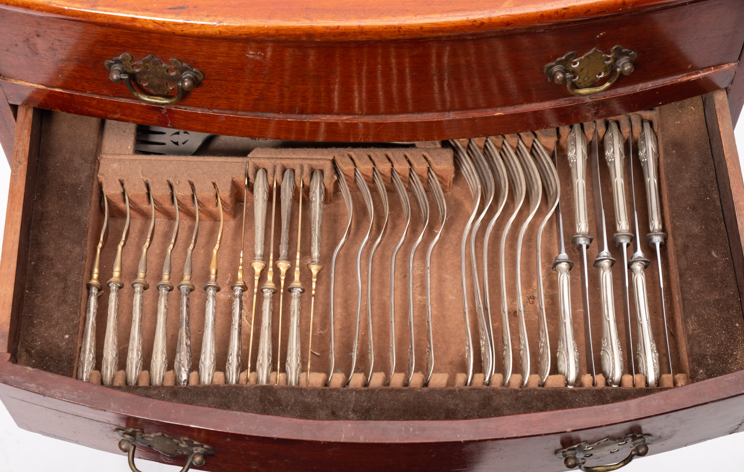 A 19th century Continental silver 800 standard flatware service, - Image 3 of 4