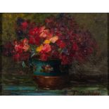 Elizabeth Trevor Sutcliffe (British 1854-1944) - two still life paintings- Still life of flowers in