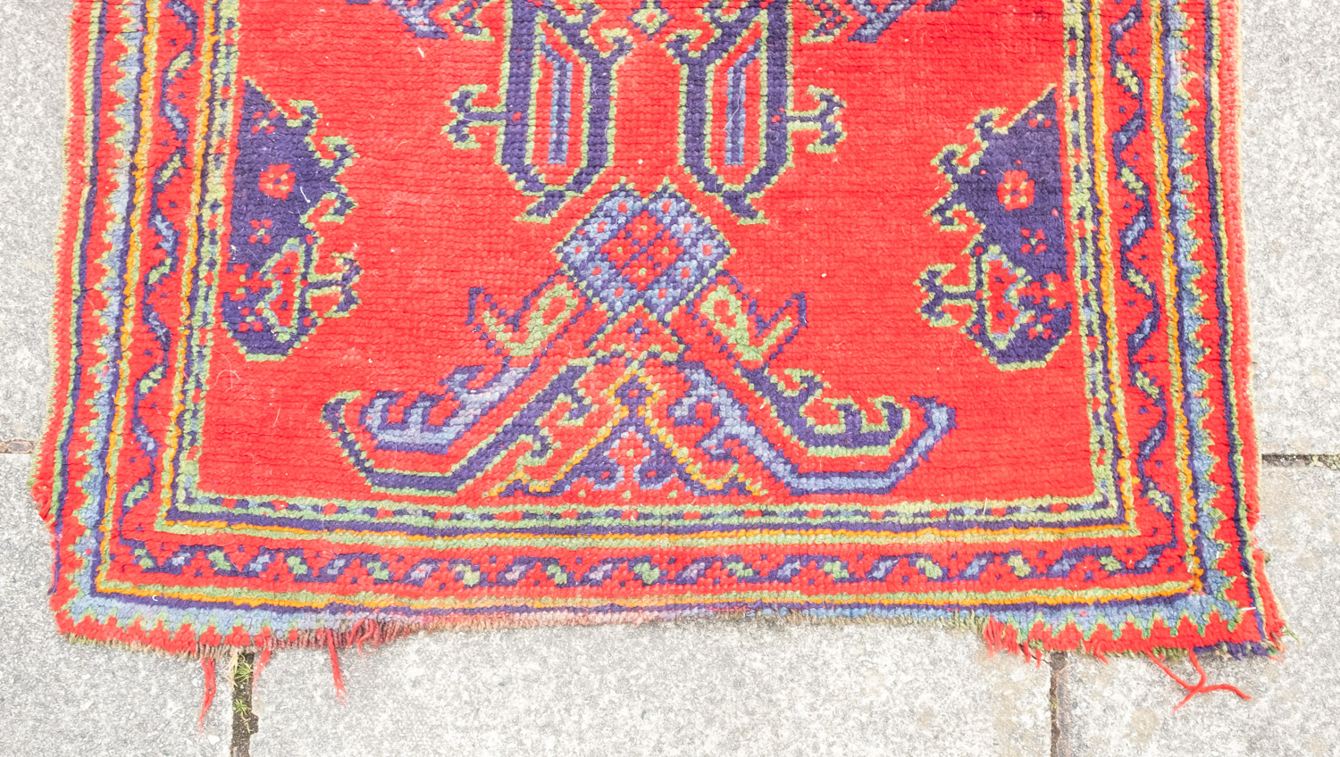 A Turkey runner of traditional design and colours with five geometric medallions, 342cm x 90cm, - Image 13 of 14