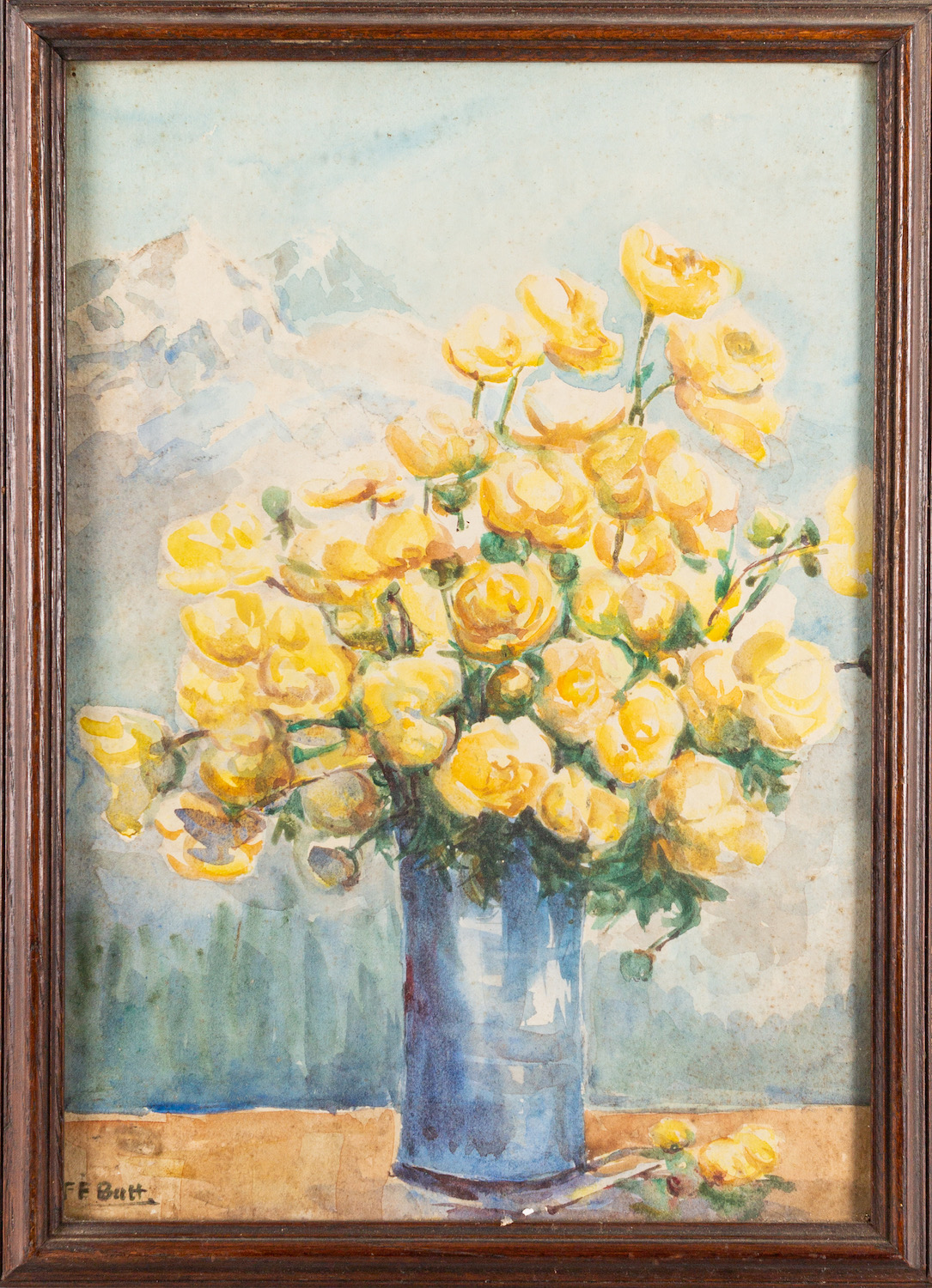 Four flower studies, one by Ernest Rose (British, - Image 3 of 4