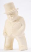 Winston Churchill; a Bovey pottery cream matt glaze figure titled 'The Boss' ' Our Gang' Copyright,