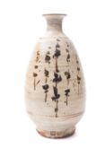 *Jim Malone [b. 1946] a stoneware bottle vase
