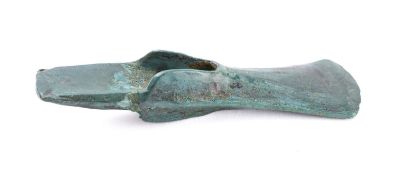 A central European bronze palstave axe head, Middle Bronze Age,