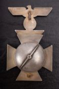 A WWI Iron Cross First Class pin with WWII 1939 Clasp to the top