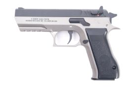 Magnum Research. A Baby Eagle Duel Tone .177 calibre CO2 air pistol, serial number 21511629, boxed.