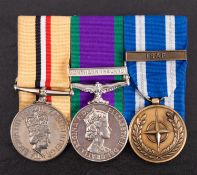 An Elizabeth II Iraq group of three ' 25139515 Sig A J P Smale Royal Signals.