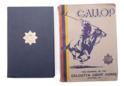 CALCUTTA LIGHT HORSE. Calcutta Light Horse A.F.(I)., Aldershot: Gale & Polden Ltd.