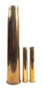 A WWII 37 inch shell casing,