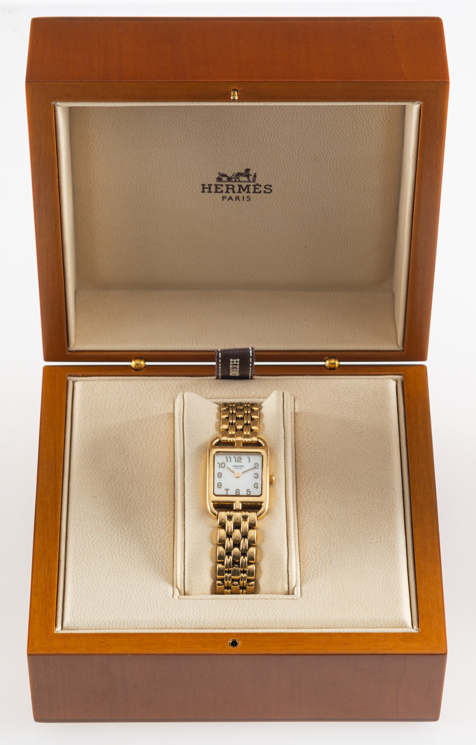 Hermes, a Cape Cod 18k gold lady's wristwatch the rear of the case marked with the gold import mark, - Image 2 of 5