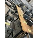 Comptoir lunch / bar 43" H x 17" dessus bois solide