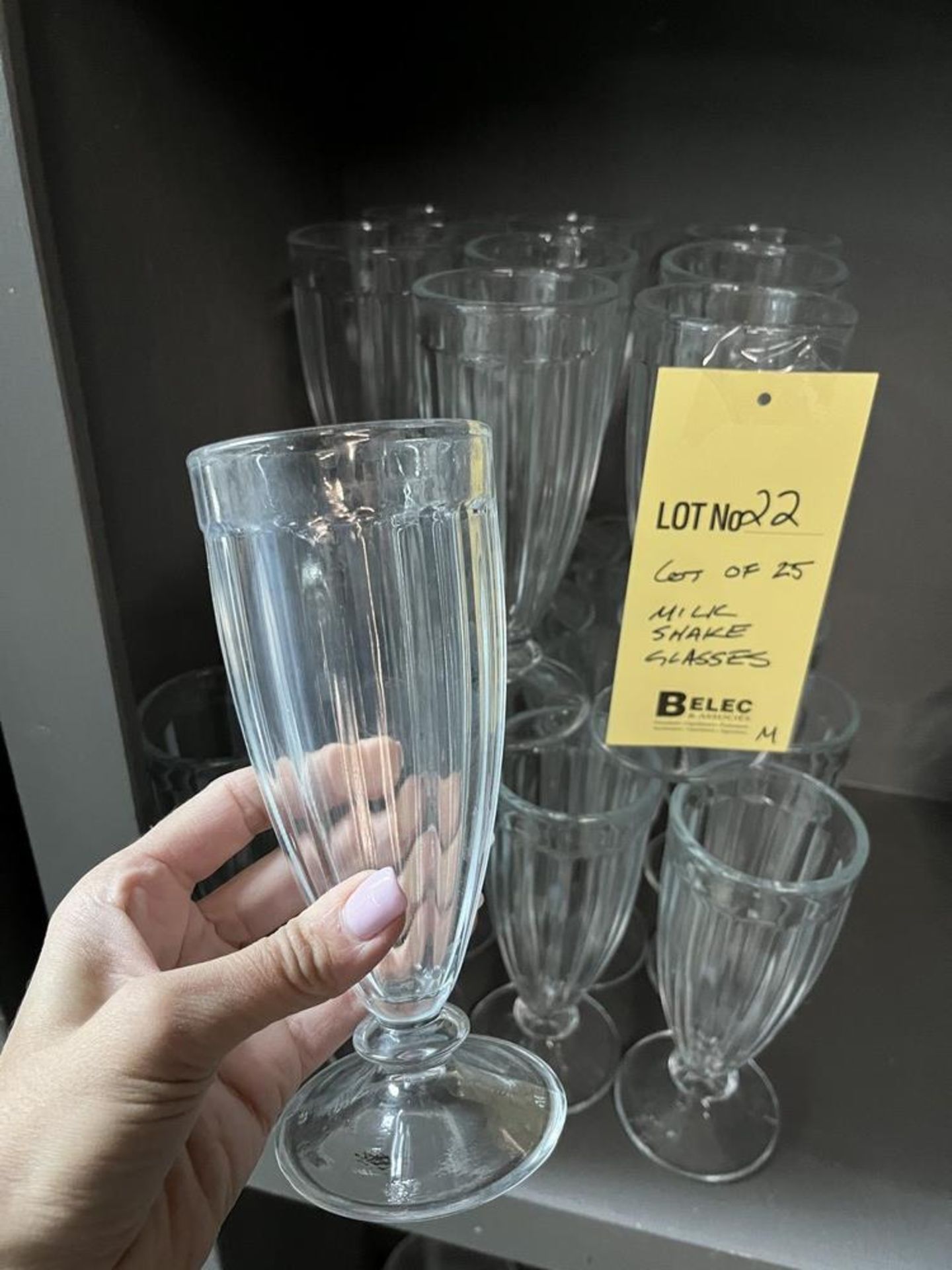 Lot de 25 verres Lait frappé