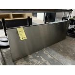 Tablette murale defaite 56 x 21" acier inox