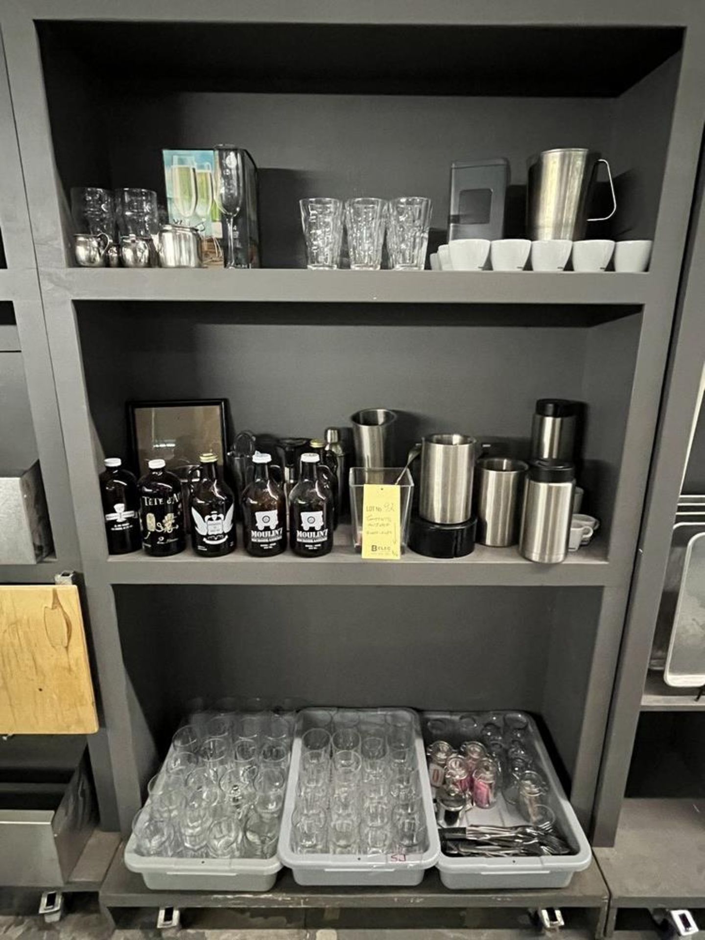 Lot d'items acier inox +