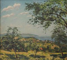 Prof. Mendler, Alfred (1879 Riedlingen - 1955 Ulm): Bodensee Gemälde.