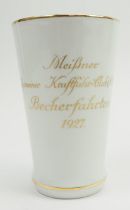 Meissen: Erinnerungsbecher ADAC Becherfahrten 1927.