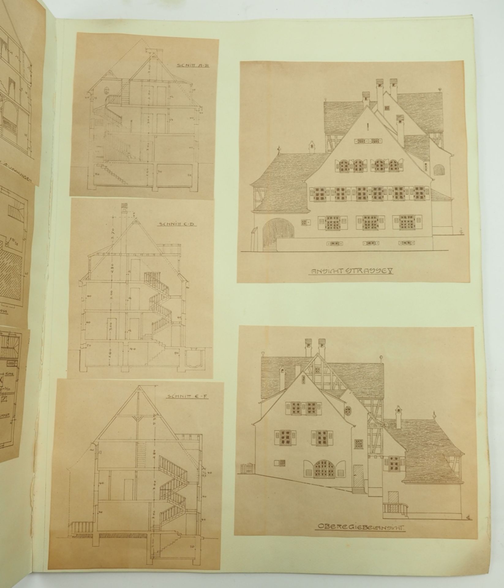 Arbeiterkolonie Gmindersdorf - Reutlingen, Architektur Mappe. - Image 9 of 10