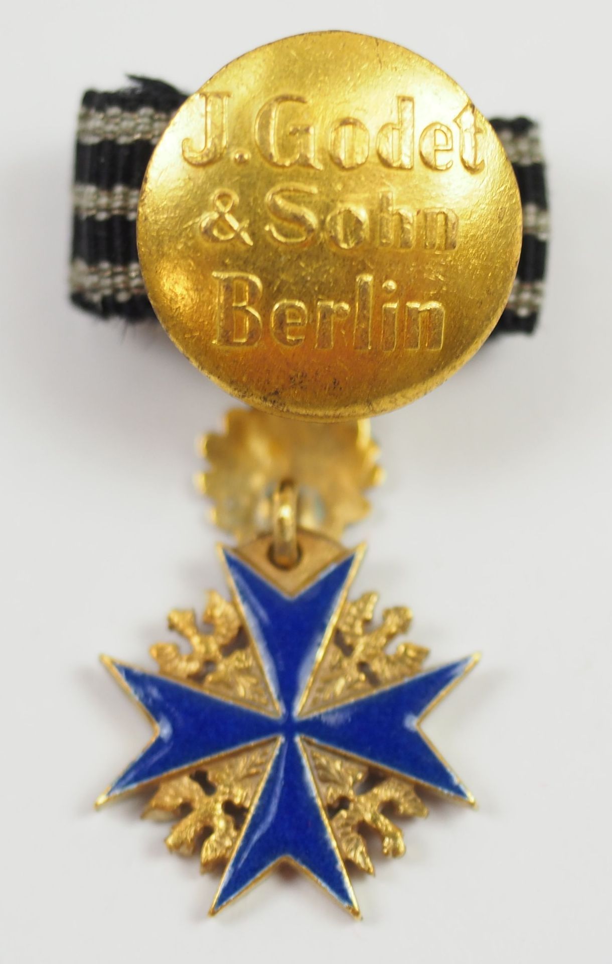 Preussen: Orden Pour le Mérite, für Militärverdienste, mit Eichenlaub Miniatur. - Image 3 of 3